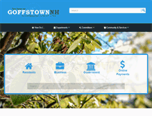 Tablet Screenshot of goffstown.com